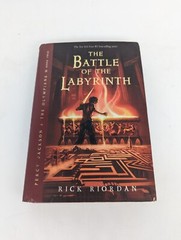 Percy Jackson & Olympians Book 4-Battle of the Labyrinth 1st ed. 3rd printing HC