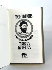 MEDITATIONS by Marcus Aurelius (6.8″x4.4″) Deluxe Compact Gilded Pages Brand New