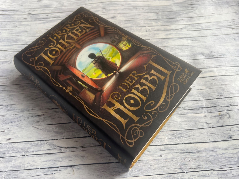 Buch: DER HOBBIT – J.R.R.Tolkien – Klett-Cotta – gebundene Ausgabe
