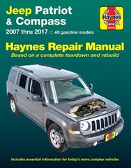Jeep Patriot & Compass (2007-2017) Haynes Repair Manual (Does Not Include In…