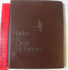 INDEX OF ORVIS FLY PATTERNS by John HARDER , Binder,w/2 Supplements Illustrated