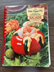 Beta Sigma Phi Cookbook SALADS International 1970 382 pages spiral bound