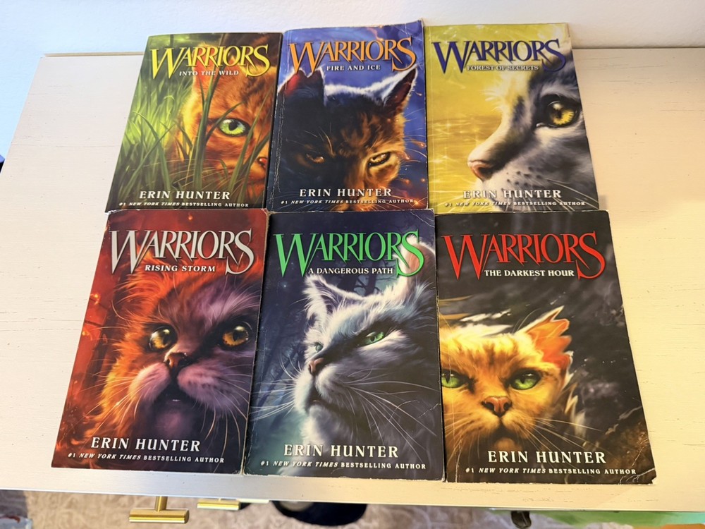 Warriors The Prophecies Begin Paperback Books 1-6 ( 1 2 3 4 5 6 ) Erin Hunter