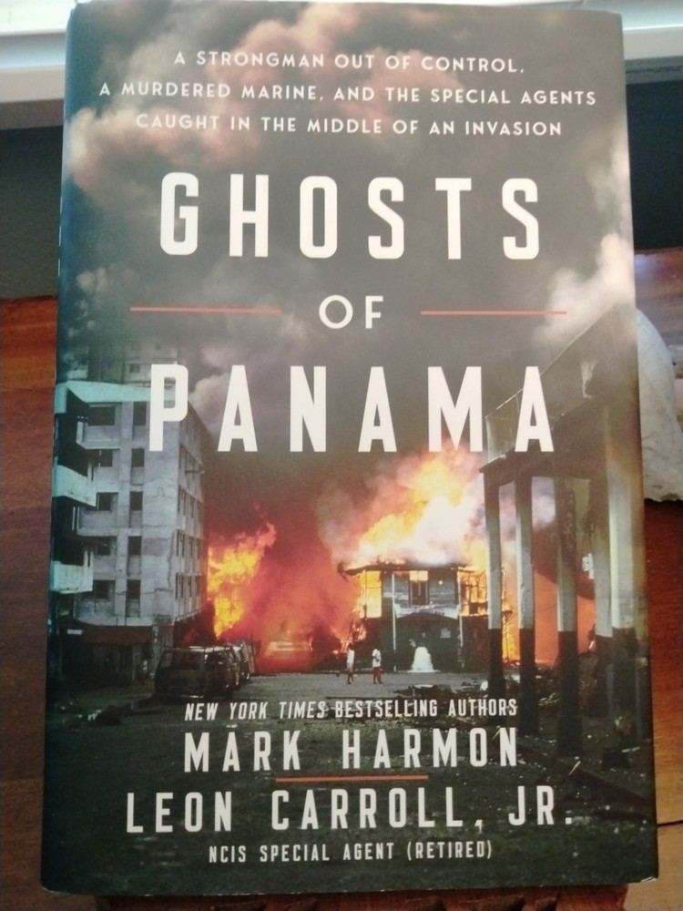 Ghosts of Panama by Mark Harmon & Leon Carroll Jr. HC/BJ/New