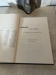 Horace: The Odes – McClatchy Collection Of Lyrics & Poetry Love Nature & Friends
