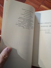 Hannah Arendt: The Recovery of the Public World Edited by Melvyn A. Hill 1979