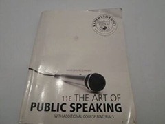 ART OF PUBLIC SPEAKING CUSTOM PACKAGE – Paperback By Stephen E. Lucas – GOOD