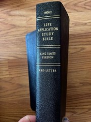 Tyndale Life Application Study Bible King James Version Red Letter Bonded Leathe