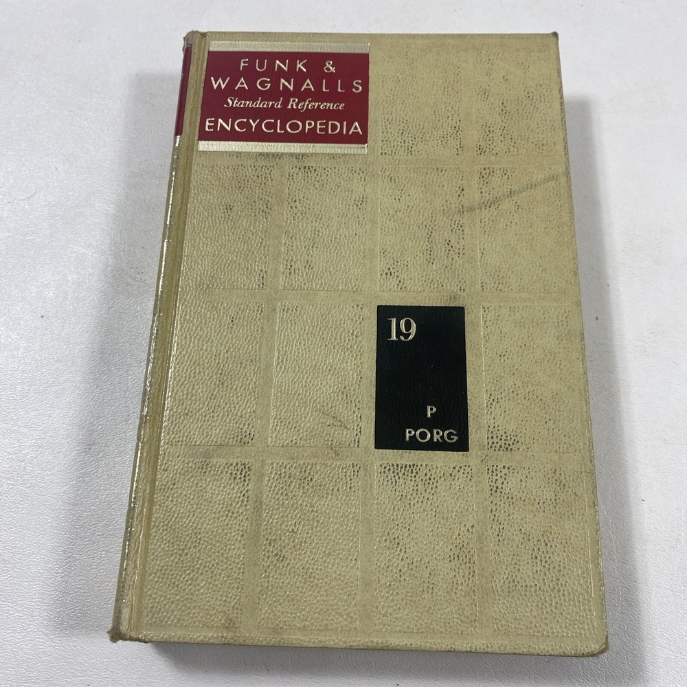 Funk And Wagnalls Standard Reference Encyclopedia Volume 19 (Hardcover, 1968)
