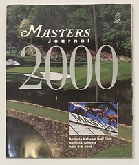 Masters Journal 2000 Golf Program Of The Masters Tournament PGA -Great Condition