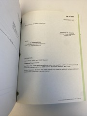 Soldier’s Manual: Aircraft Structural Repairer, MOS 68G, Skill Levels 1/2/3 Army