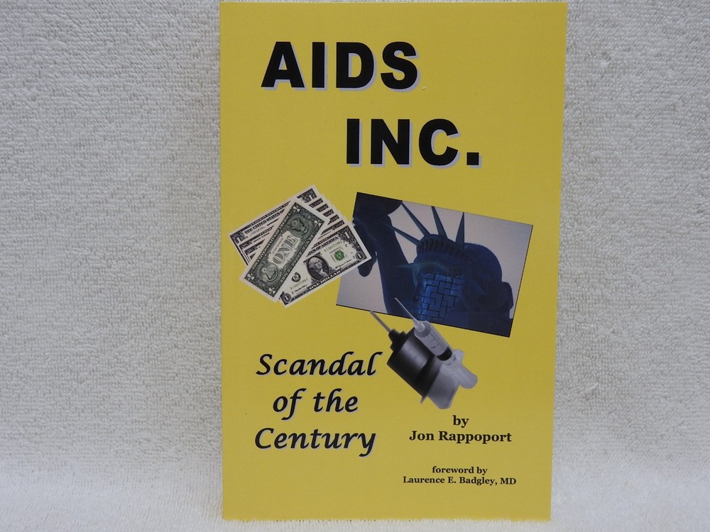 AIDS Inc. Scandal by Jon Rappoport 346 Pages Paperback 2nd Edition 2004 👀*…..