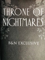 SIGNED Throne of Nightmares by Kerri Maniscalco B&N EXCLUSIVE 1/1 Bonus Content