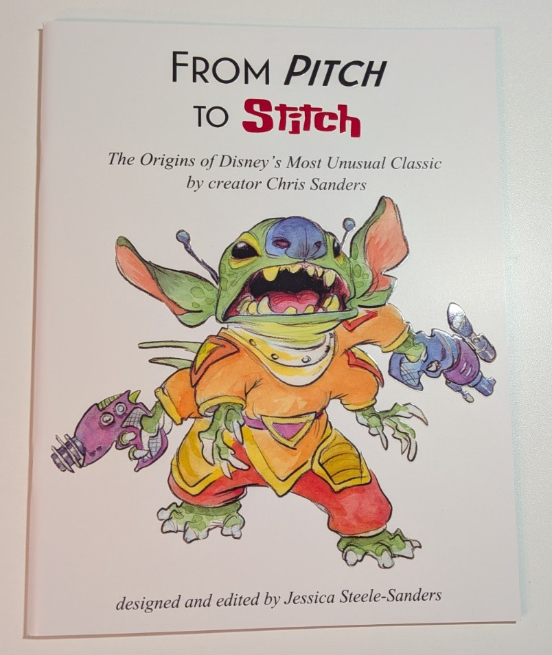 SDCC 2025 – Lilo & Stitch – From Pitch To Stitch Art Book – Chris Sanders Signed