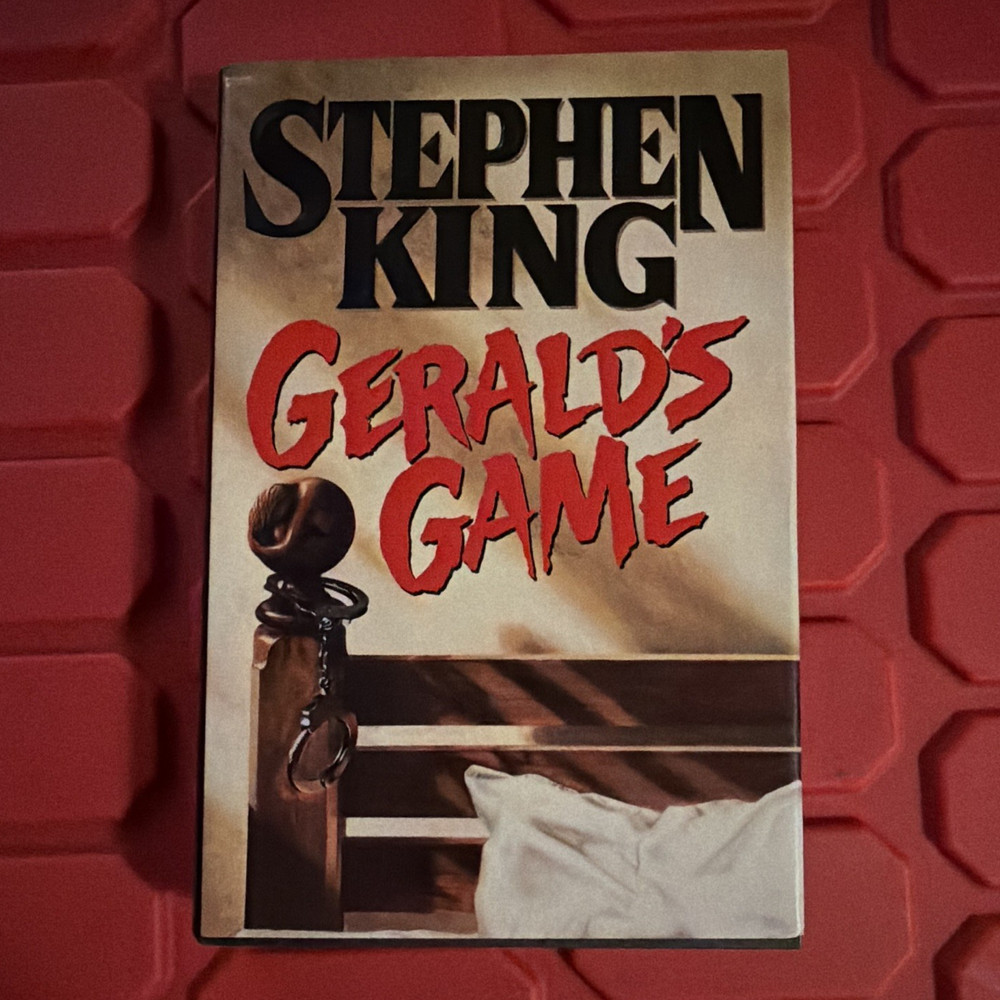 Stephen King Gerald’s Game Hardcover 1992 Viking Dust Jacket Horror Novel
