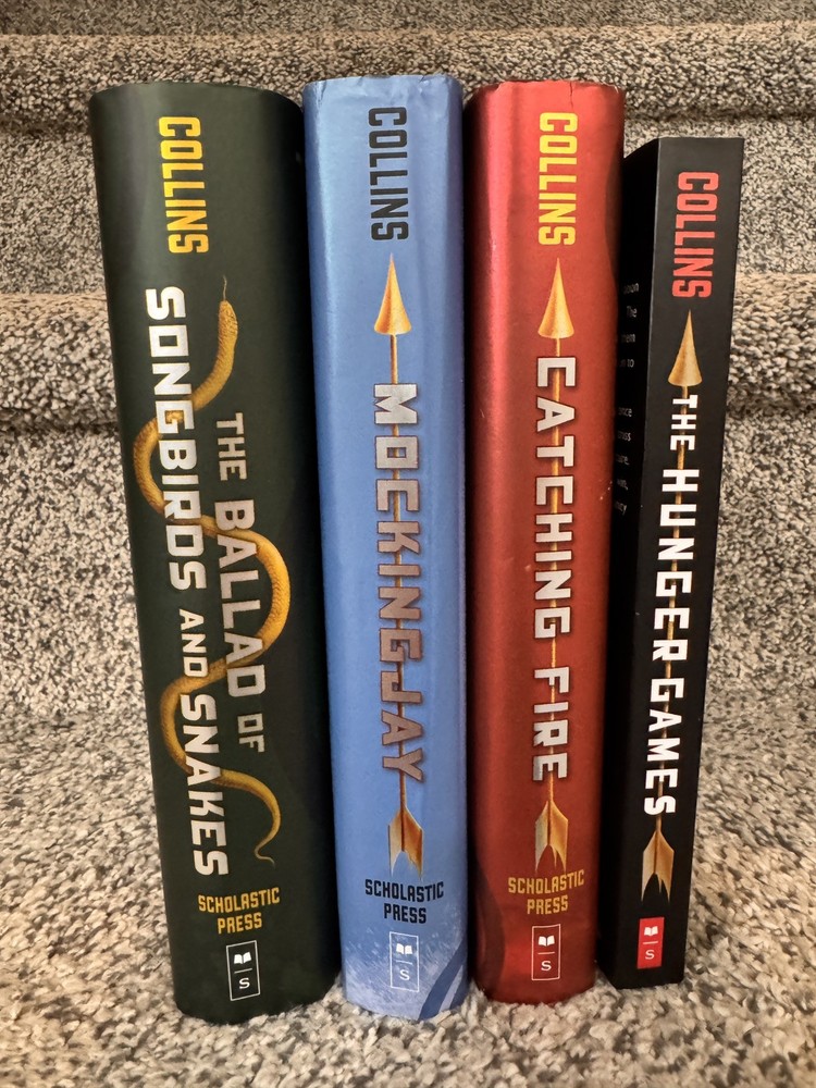 The Hunger Games Series by Suzanne Collins Set, Scholastic Press, Hardcover/Pap…