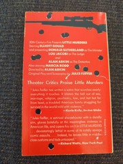 Little Murders – Jules Feiffer – 1971 Paperback Film Tie-In