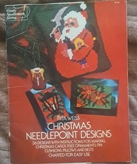 vintage Christmas Needlepoint Designs by Rita Weiss 1975 Dover Needlework