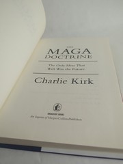 MAGA Doctrine by Charlie Kirk 1ST Edition Hardcover Book Turning Point USA Trump