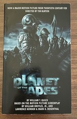Planet of the Apes novelization by William Quick First HarperEntertainment