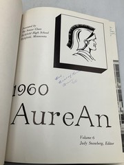 Vintage 1960 Aurean Richfield High School, Minnesota Black Hardcover 1960 USA