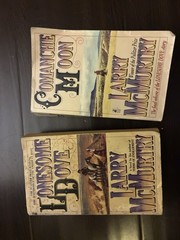 Lonesome Dove And Comanche Moon by Larry McMurtry (1986, Mass Market Paperback)