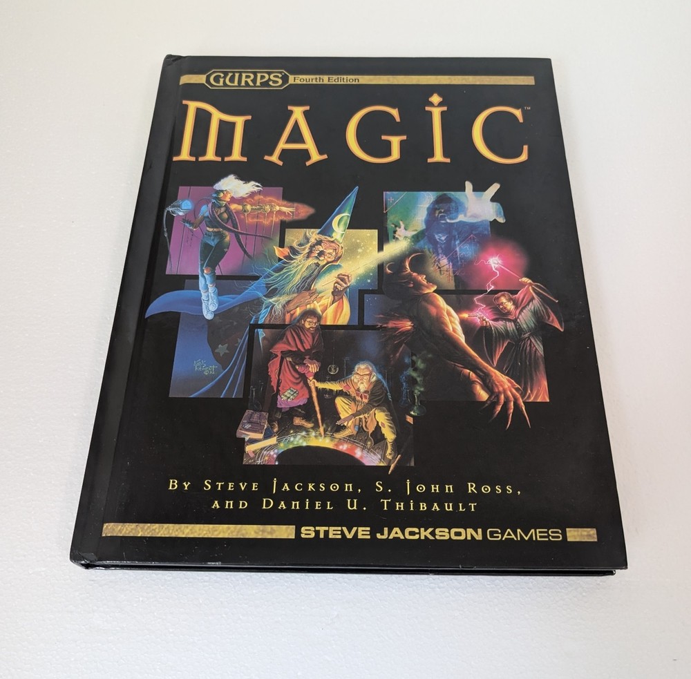 GURPS Magic Fourth Edition Hardcover 3rd Edition 1st Printing 2004 Steve Jackson