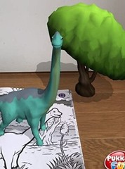Dinosaurs & Baby Animals – Interactive Coloring & Activity Book4D Set of 2 Book