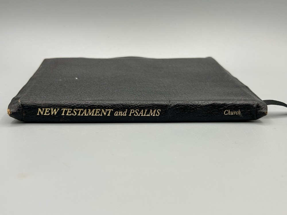 Slim New Testament & Psalms KJV Genuine Leather Church Publisher – 6.75×4.75″