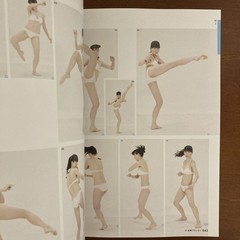 Real Action Pose Collection 01 High School Girl Action Art Book Illustration