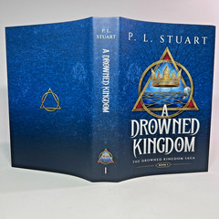 The Drowned Kingdom Saga SIGNED Set P.L. Stuart 1st Broken Binding Books I & II
