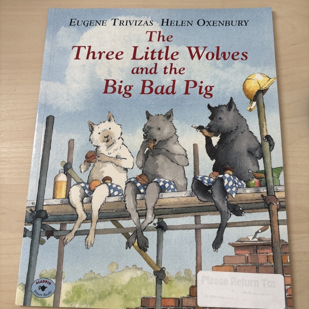 Three Little Wolves and the Big Bad Pig by Eugene Trivizas (1997, Trade Paperbk)
