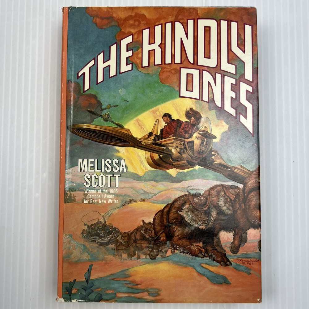 The Kindly Ones by Melissa Scott (1987) Baen Books, Vintage Sci-Fi Fantasy Novel