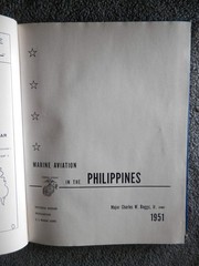 MARINE AVIATION IN THE PHILIPPINES by Major Charles W. Boggs HC 1951