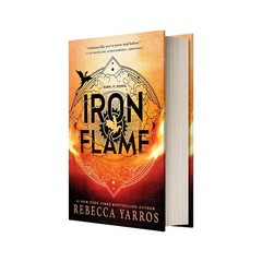 Iron Flame First Edition by Rebecca Yarros – Sprayed Edges Exclusive Sticker