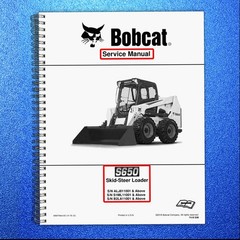 BOBCAT S650 SKID-STEER LOADER SERVICE MANUAL – STEEL WIRE FIXED – TOUGH COVERED