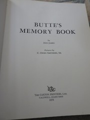 vintage BUTTE MONTANA LOCAL HISTORY Butte’s Memory Book MINING/PEOPLE/CITY
