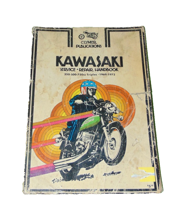 Clymer Kawasaki Service Repair Handbook 350 500 750 Triples 1969-72