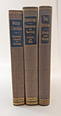 Weed Control 1923, Floriculture 1942 First Eds, Weed Control 1942 McGraw-Hill HC