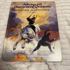 TSR 1985 Official Advanced Dungeons & Dragons Oriental Adventures Gary Gygax EUC