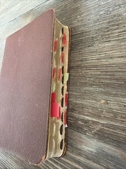 Oxford Holy Bible King James Version Genuine Leather vintage 6.5 * 4.5 tabbed