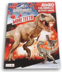 Jurassic World Dinosaurs Coloring/Activity Book with Tear/Share Pages 🆕🆓ship!