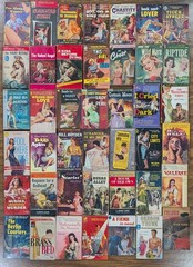 Pulp Erotica Sleaze Paperback Book Lot Erotic Murder Mystery 1940s-1970s 50s 60s