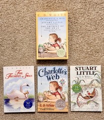 E.B. White Treasury Boxed Set of 3: Charlotte’s Web, Stuart Little, Trumpet Swan