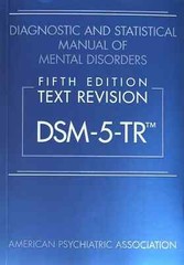 Diagnostic and Statistical Manual of Mental Disorders DSM-5-TR American PB USA