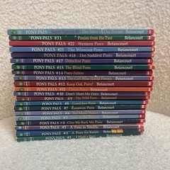 Lot 21 Pony Pals Book Paperback Horse Books Jeanne Betancourt Vintage Scholastic