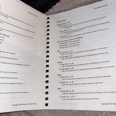 Dog Training Schedule & Log For A Clicker Cookbook Manners – M Shirley Chong