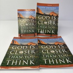 God is Closer Than You Think John Ortberg Leaders Guide & 3 Participants Guides