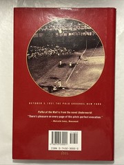 Pafko at the Wall by Don Delillo 2001, Scribner 1st Edition 1st Print Hardcover