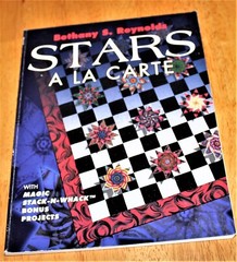 AQS: STARS a LA CARTE Quilting Softcover Book by Bethany S. Reynolds – 15+ Proj.